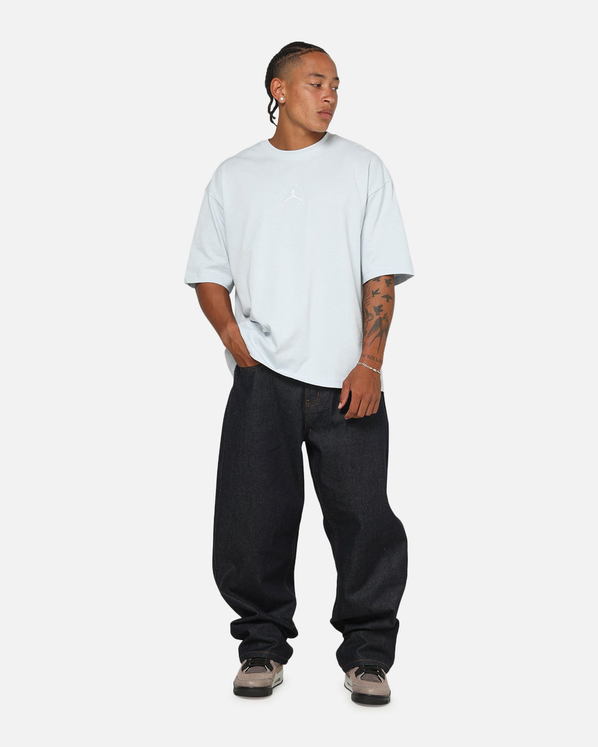 Jordan Flight Essentials Oversized Crewneck T-Shirt Aura/Aura