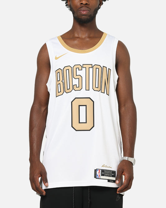 Nike Jayson Tatum Boston Celtics #0 City Edition Dri-FIT NBA Swingman Jersey White