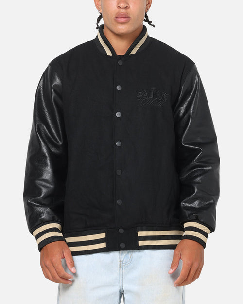 Saint Morta Valhala Varsity Jacket Black