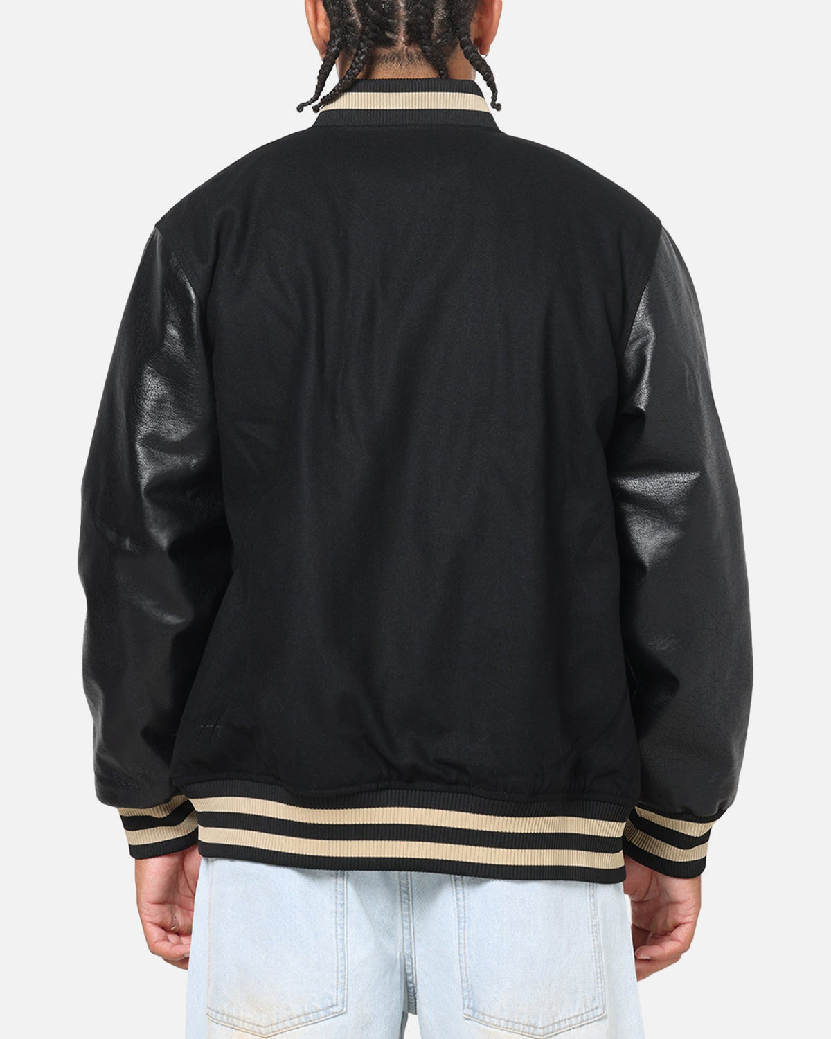 Saint Morta Valhala Varsity Jacket Black