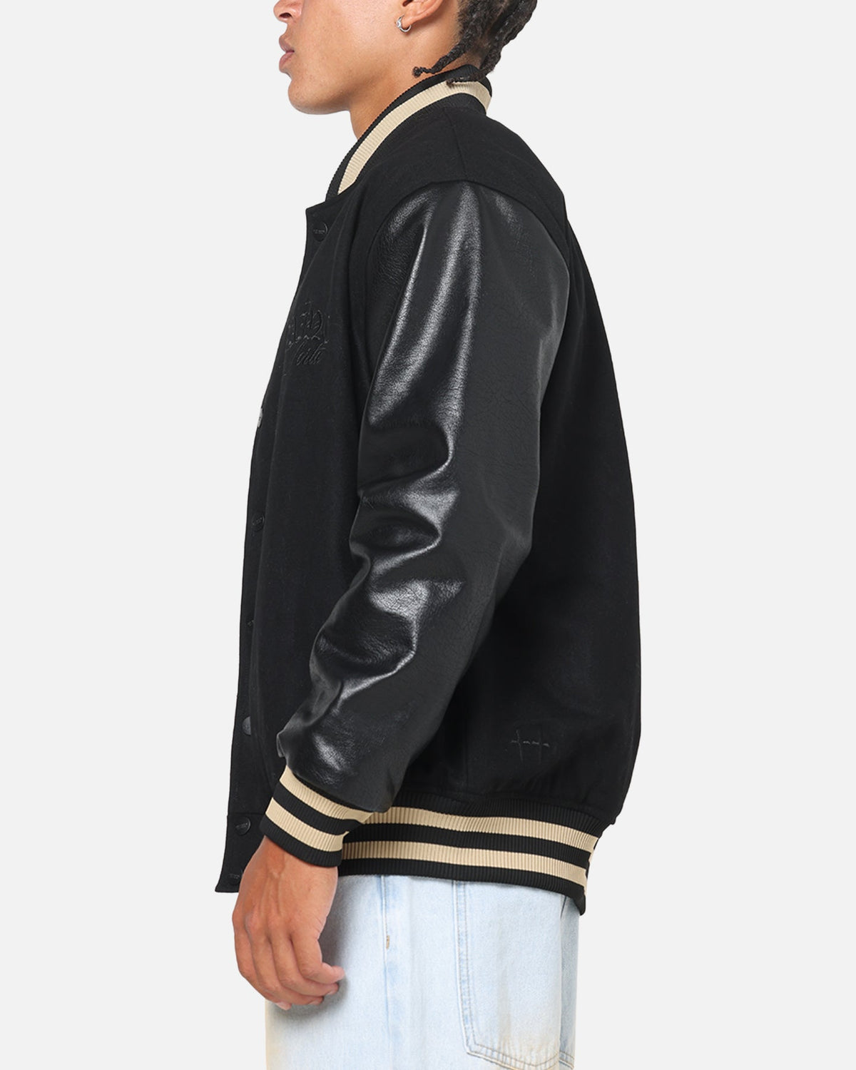 Saint Morta Valhala Varsity Jacket Black