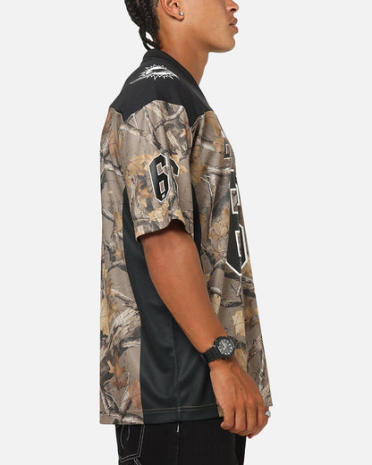 Majestic Athletic Miami Dolphins Mesh Oversized T-Shirt Khaki Forest Camo