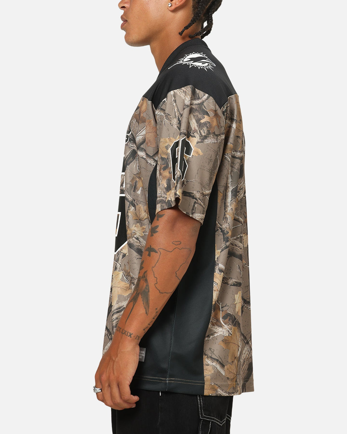 Majestic Athletic Miami Dolphins Mesh Oversized T-Shirt Khaki Forest Camo