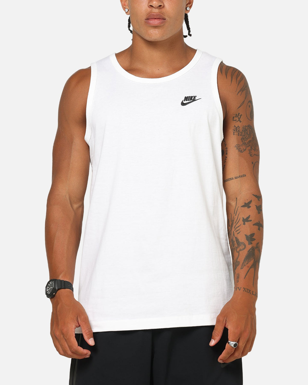 Nike Sportswear Club Tank White/Black