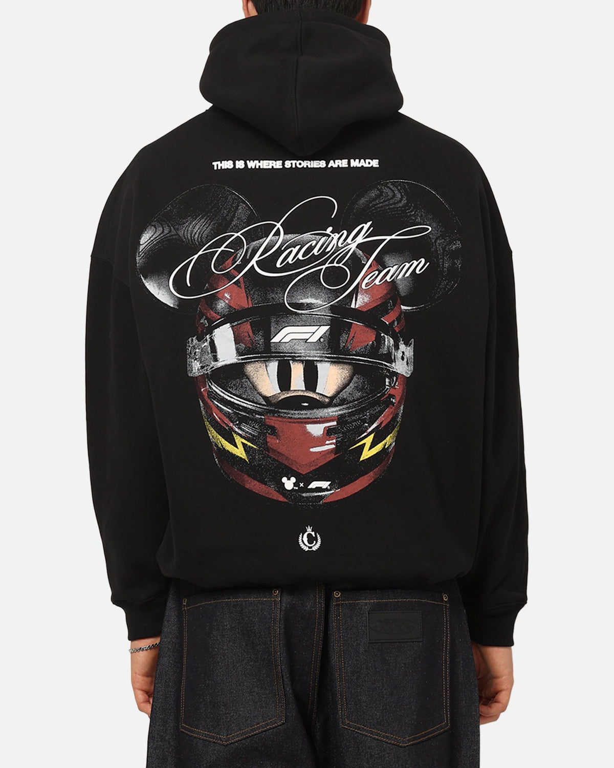 Culture Kings Disney x Formula 1® Mickey Helmet Hoodie Black