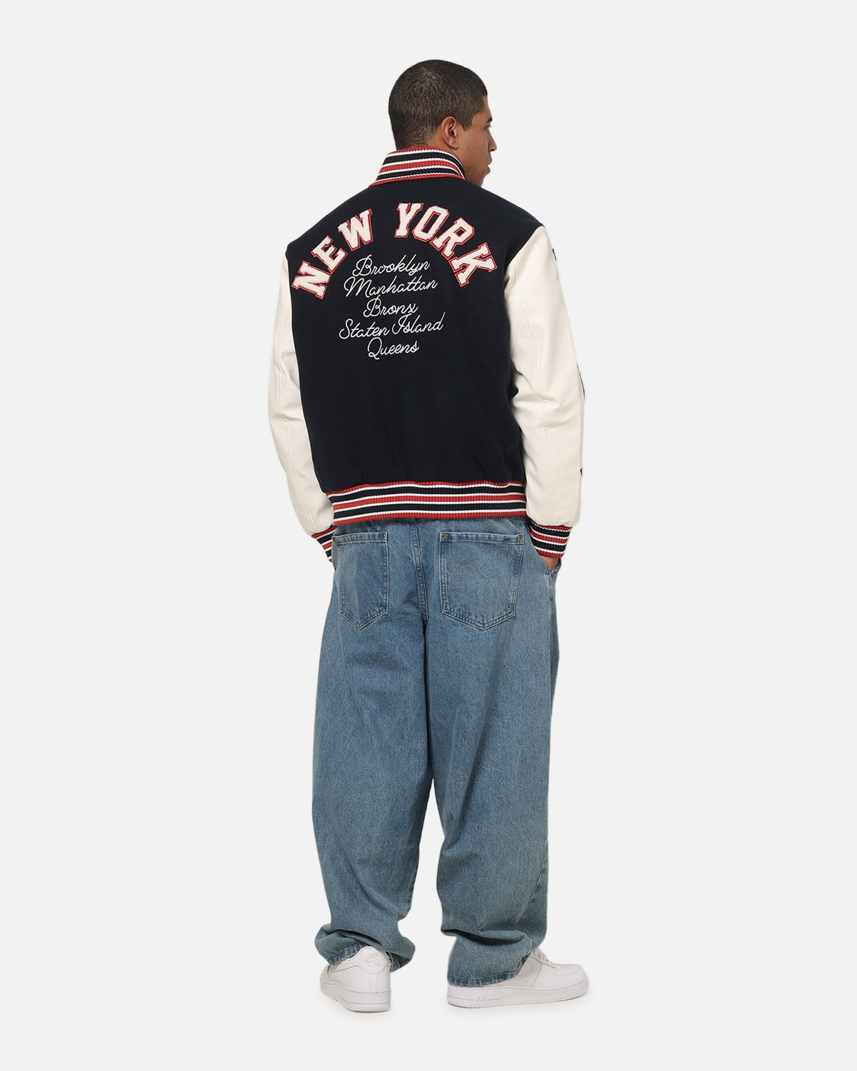 Tommy Jeans Varsity Badge Jacket Navy