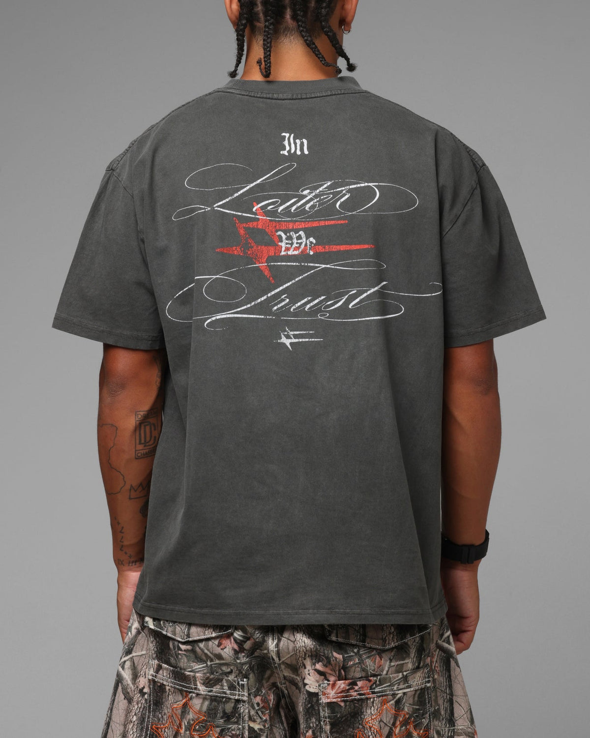 Loiter Devotion T-Shirt Black Wash