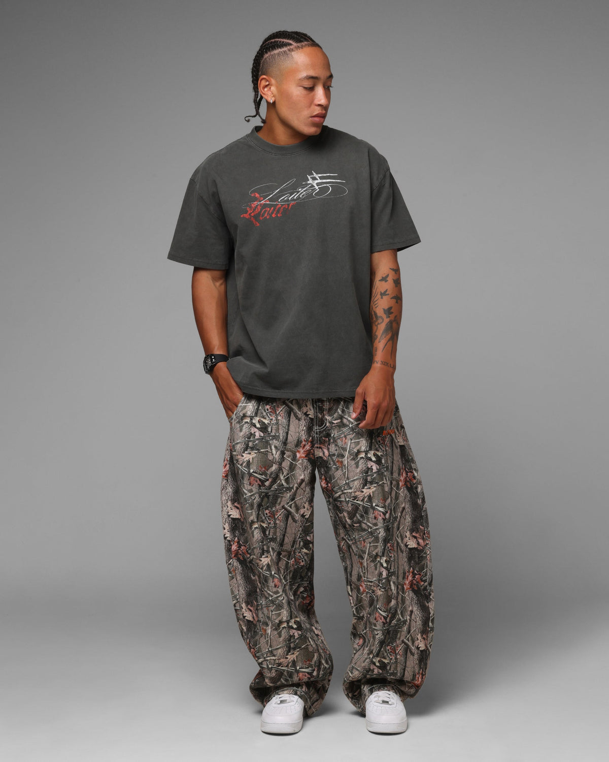 Loiter Devotion T-Shirt Black Wash