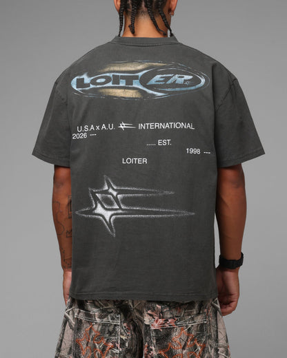 Loiter Speedform T-Shirt Black Wash