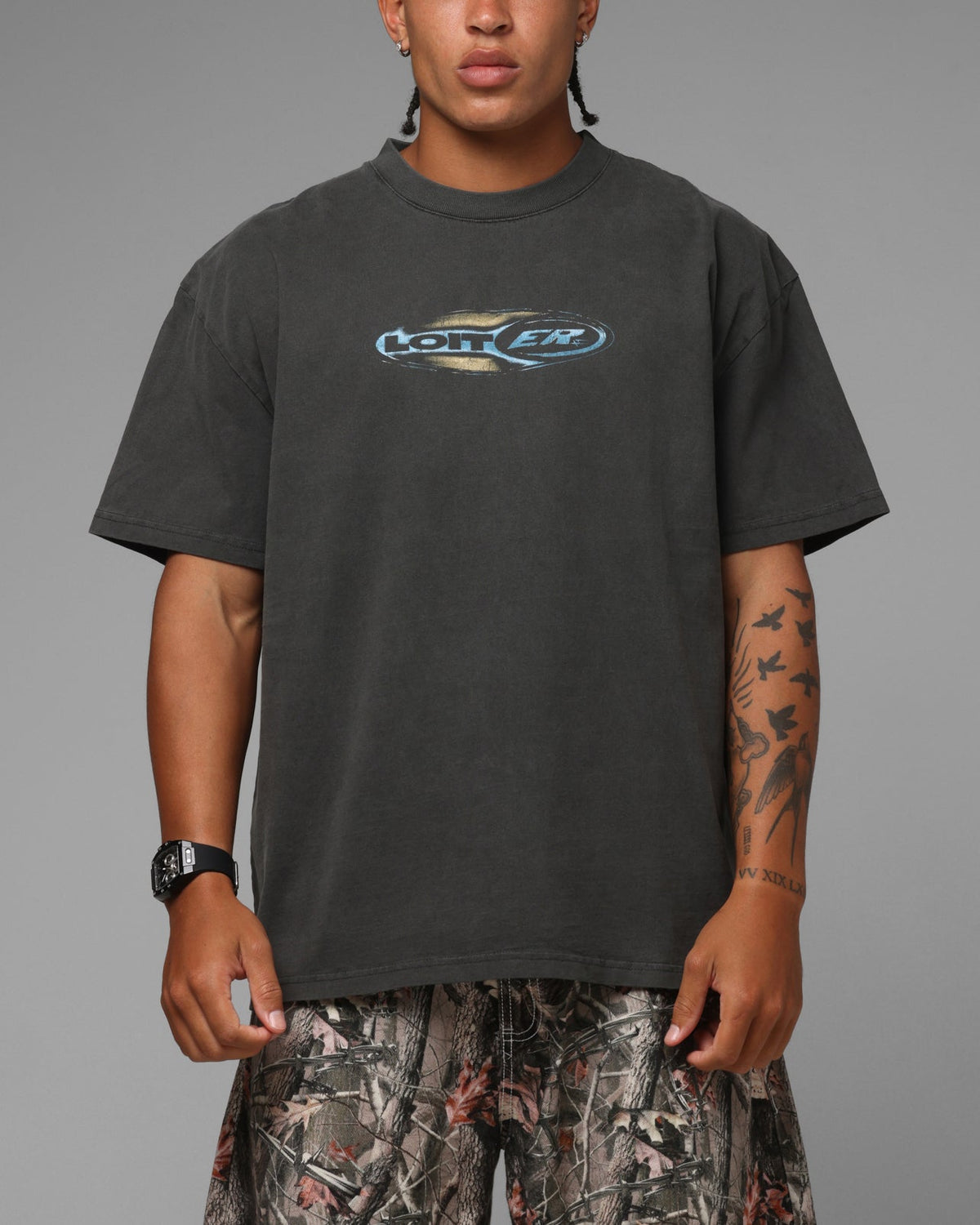 Loiter Speedform T-Shirt Black Wash