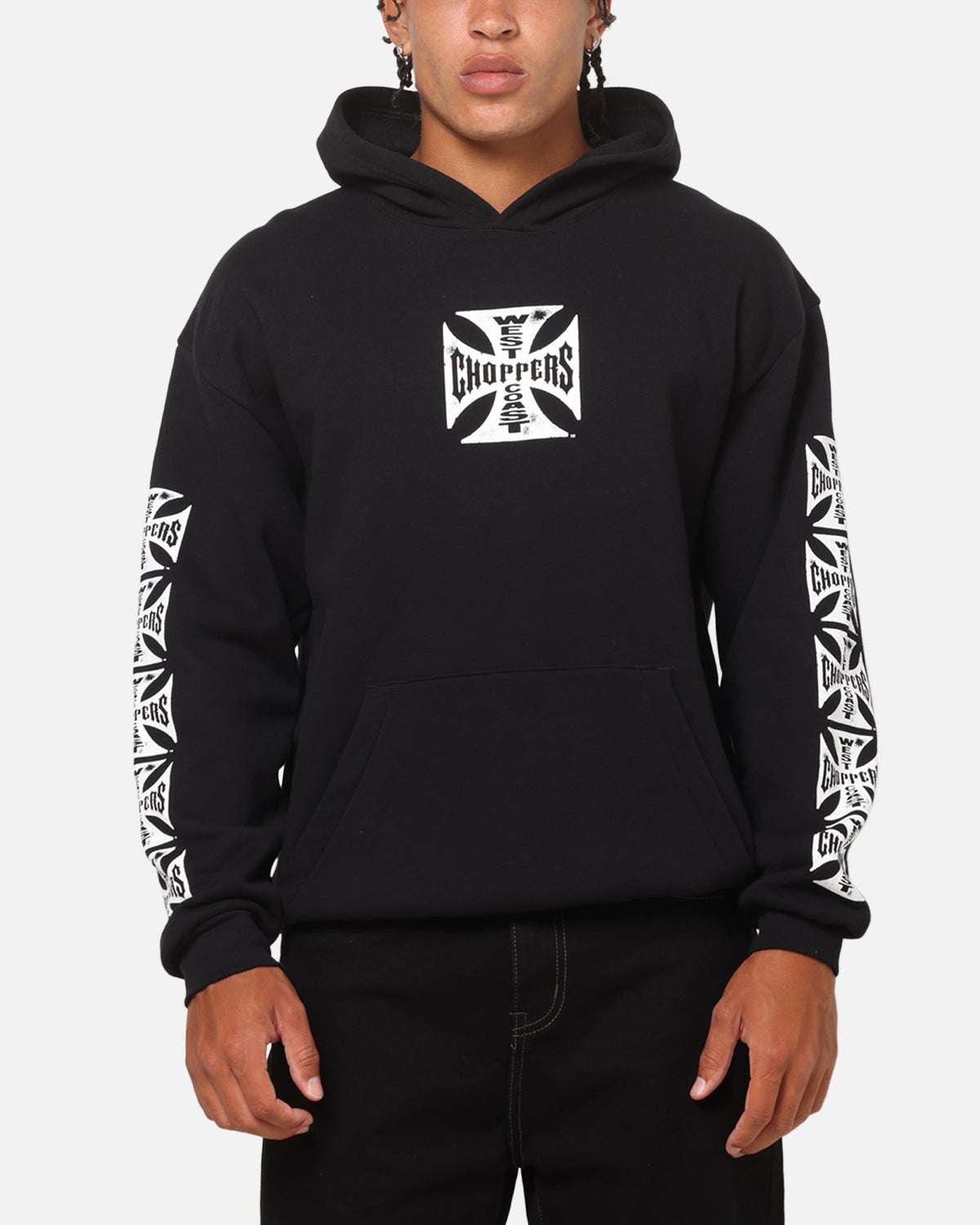 West Coast Choppers Core Logo Hoodie Black