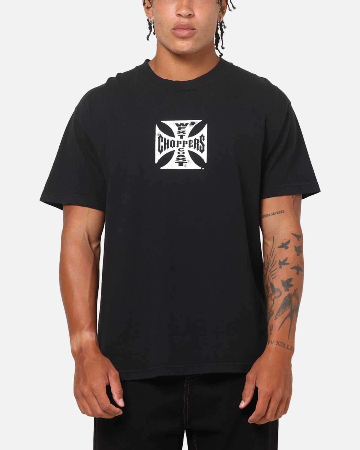 West Coast Choppers Raid T-Shirt Black Vintage