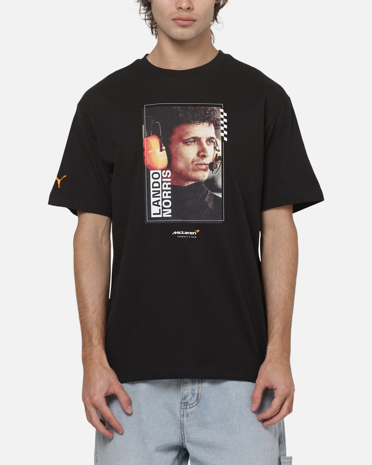 Puma McLaren Lando Norris Racing Driver T-Shirt Black