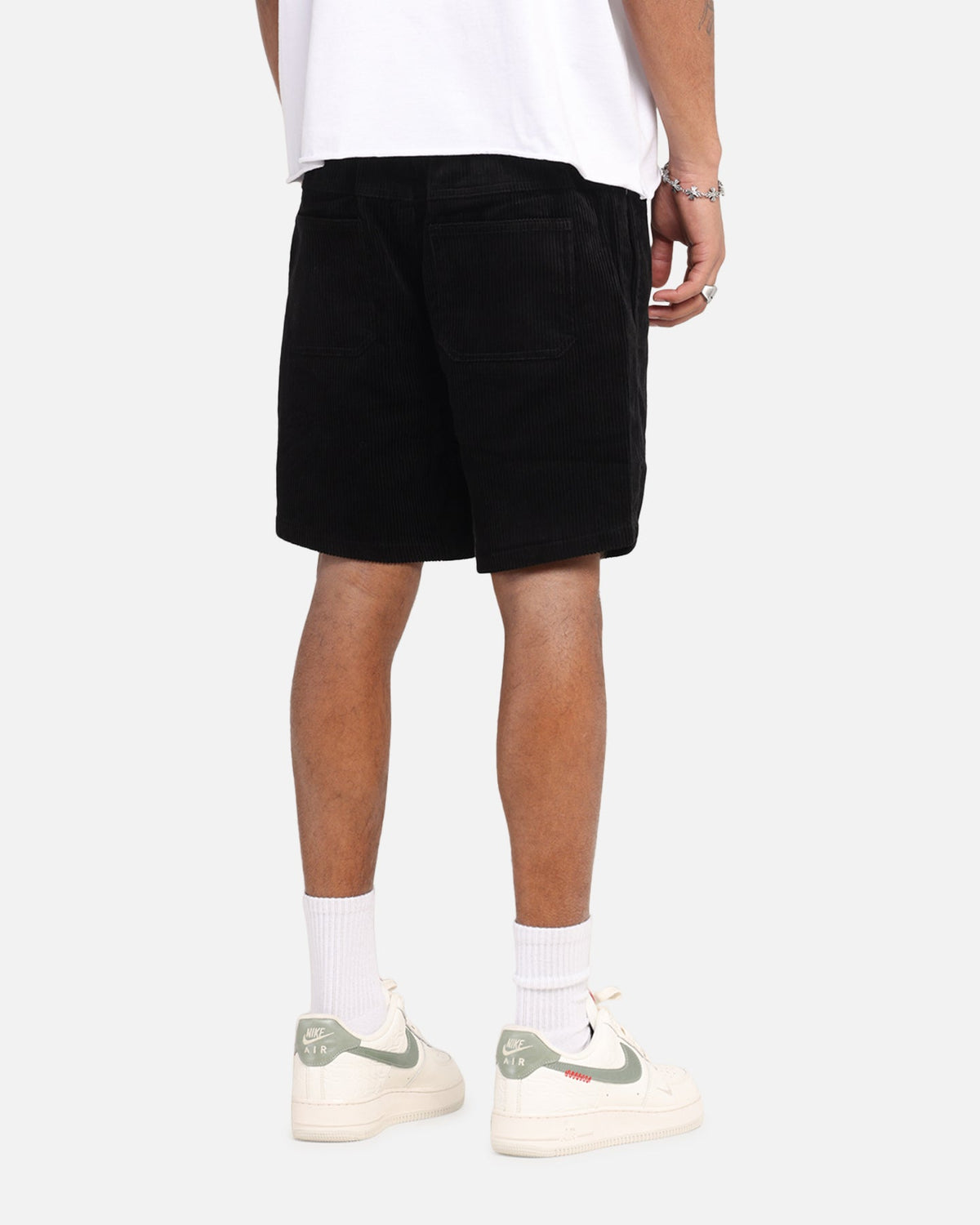 XXIII Riven Cord Shorts Black