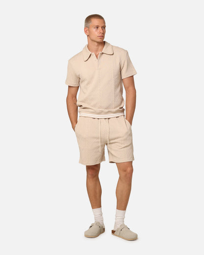 XXIII Danny Knit Shorts Beige