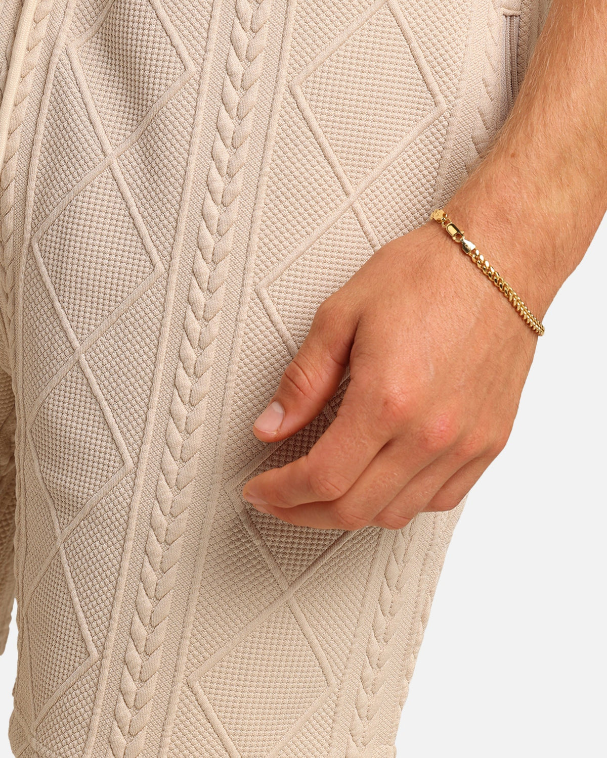 XXIII Danny Knit Shorts Beige