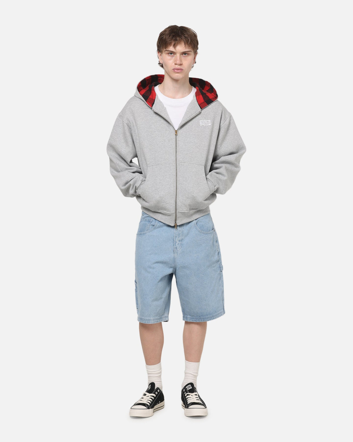 Carre Carpenter Jorts Light Blue Wash