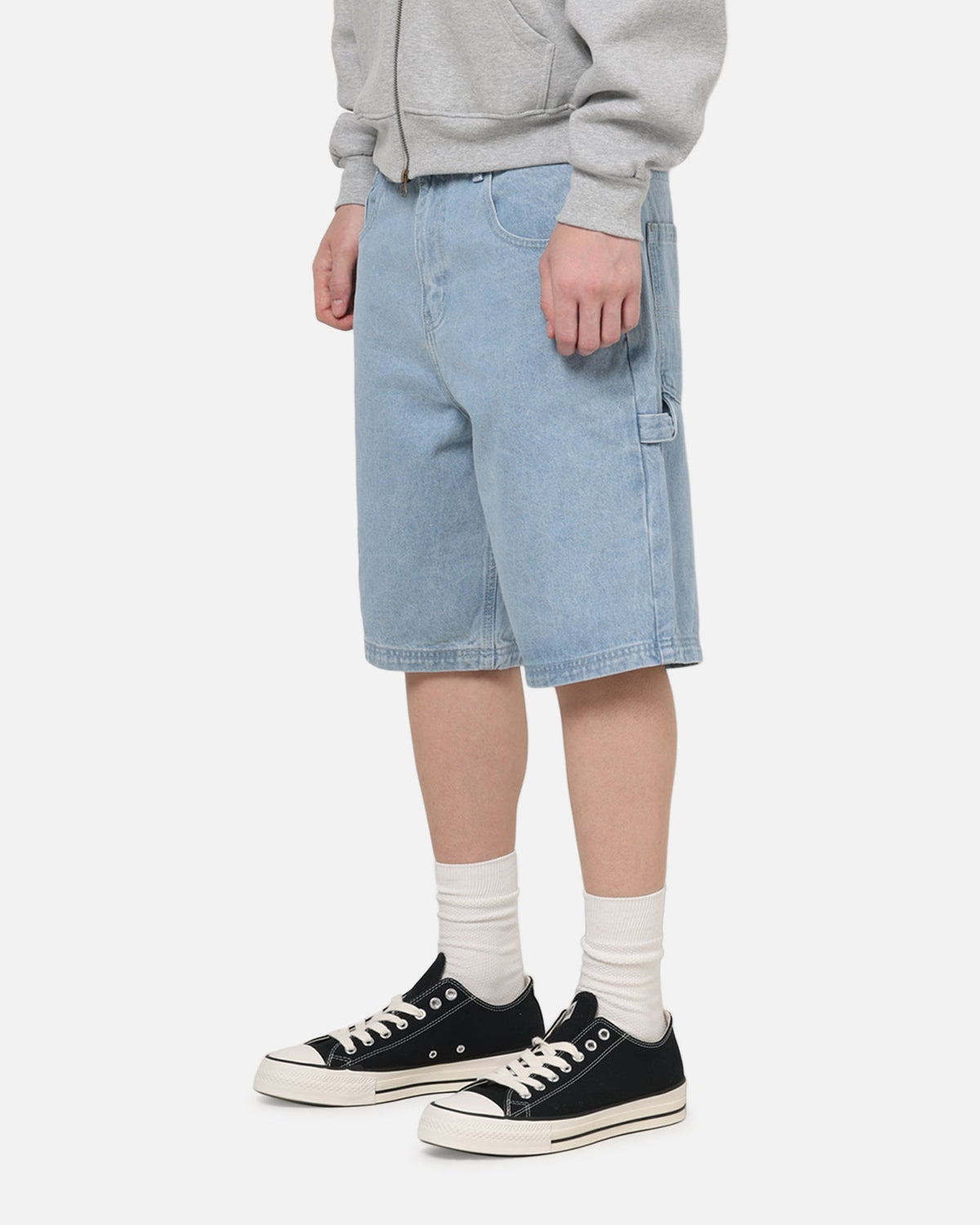 Carre Carpenter Jorts Light Blue Wash