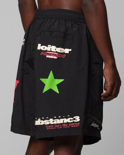 Loiter Substance Shorts Black