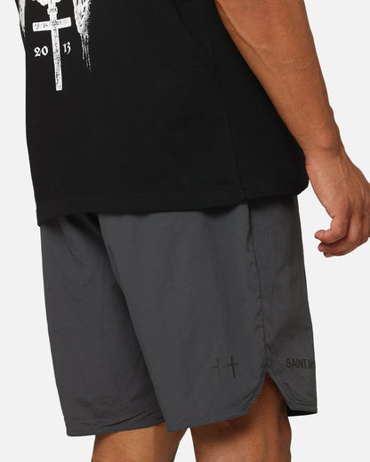Saint Morta Official Nylon Shorts Dark Grey