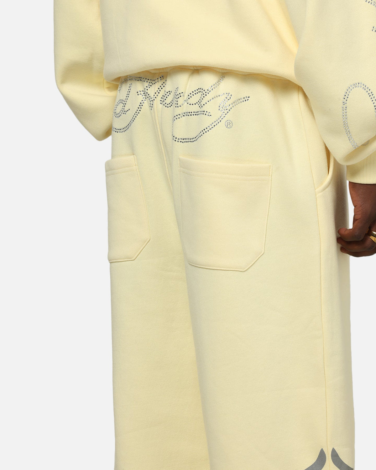 Ed Hardy Trinity Sweatpants Butter Yellow