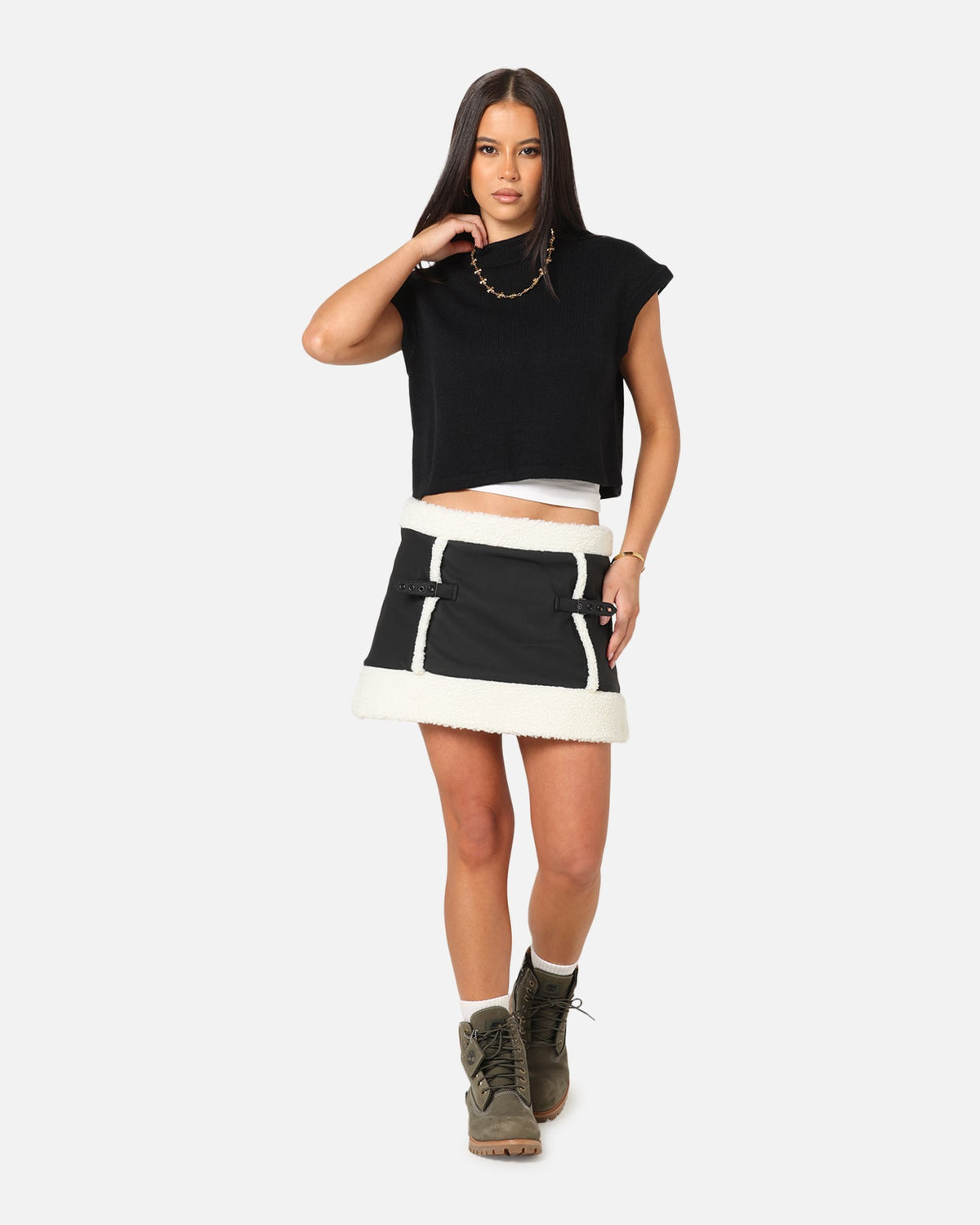 Ed Hardy Women's Seige Mini Skirt Black