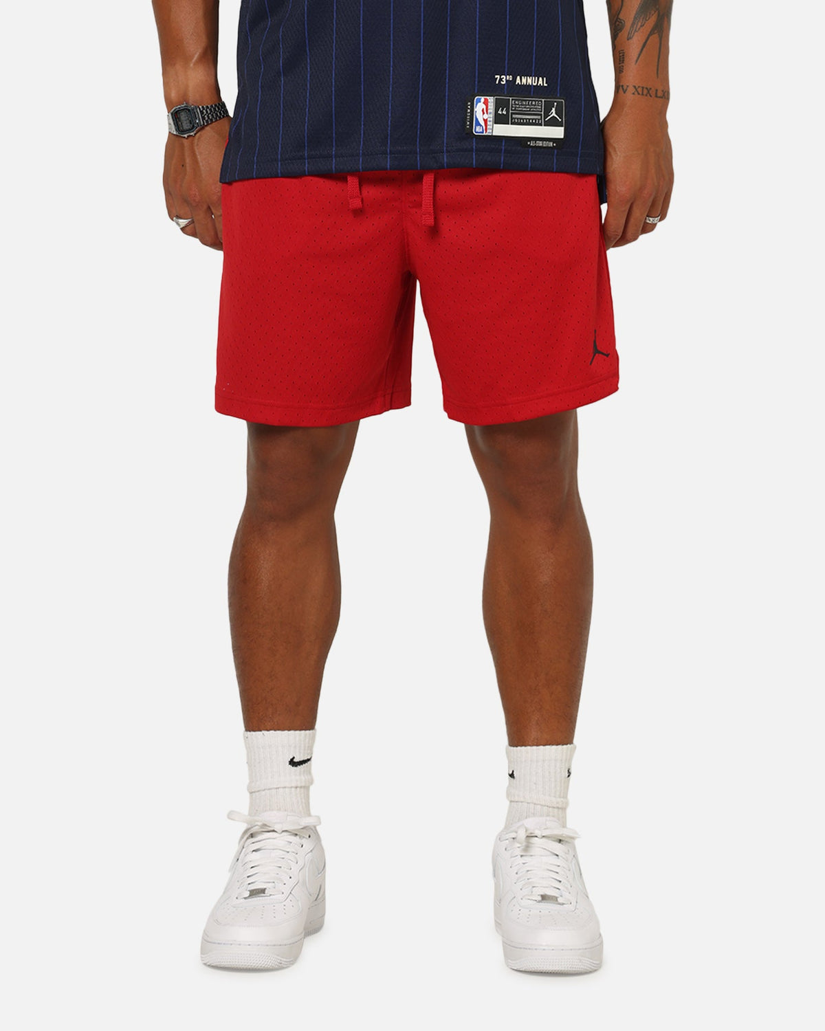 Jordan Sport Dri-FIT Mesh Shorts Gym Red/Black