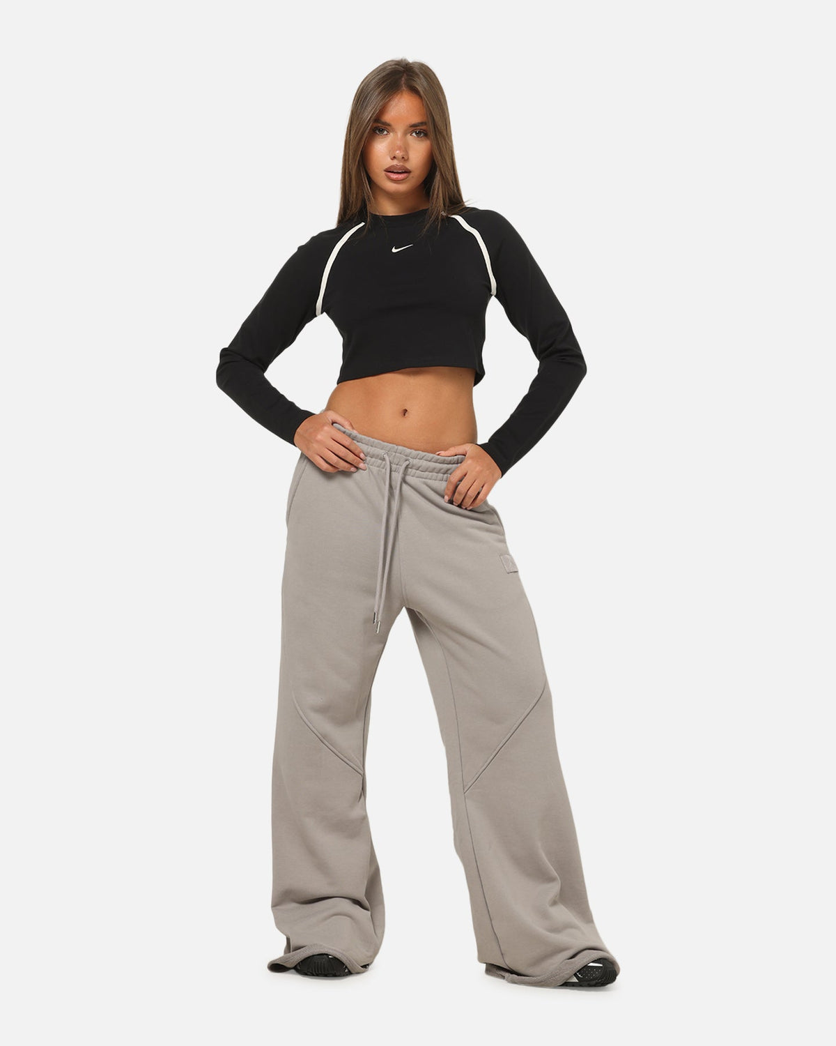 Jordan Women's Jumpman Flight Fleece Flared Pants Enigma Stone