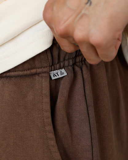 American Thrift Jogger Pants Washed Brown