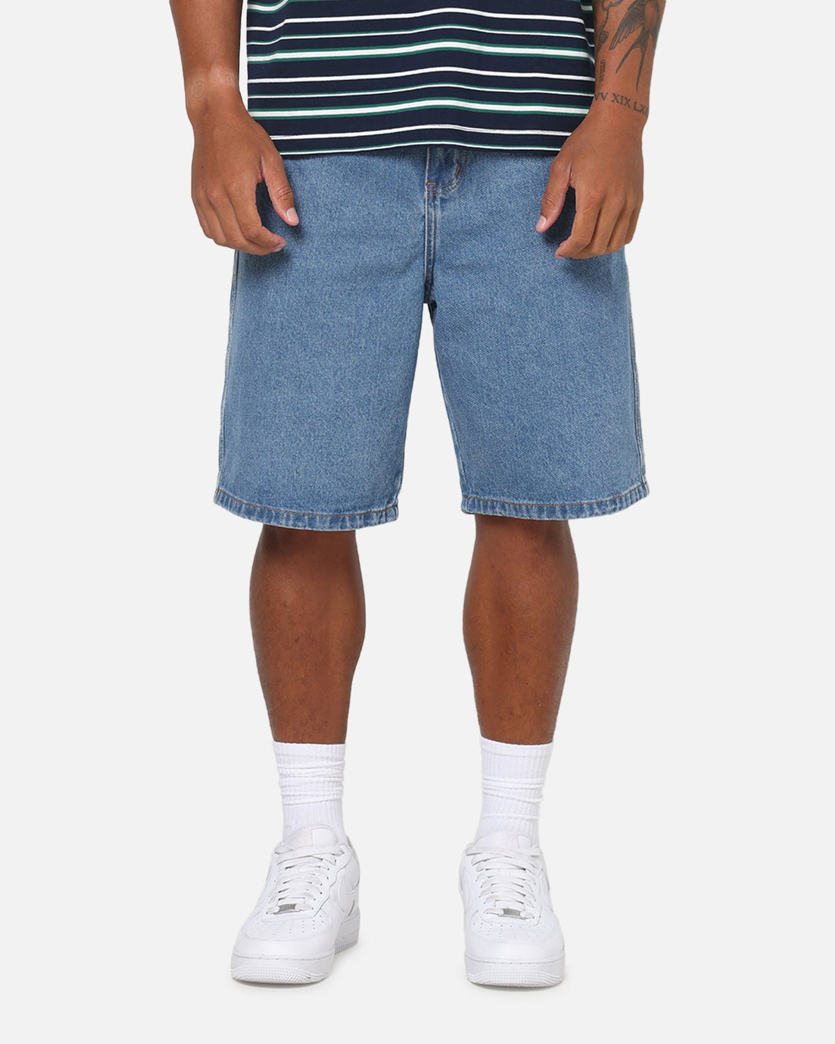 Carre Solace Baggy Jorts Mid Blue