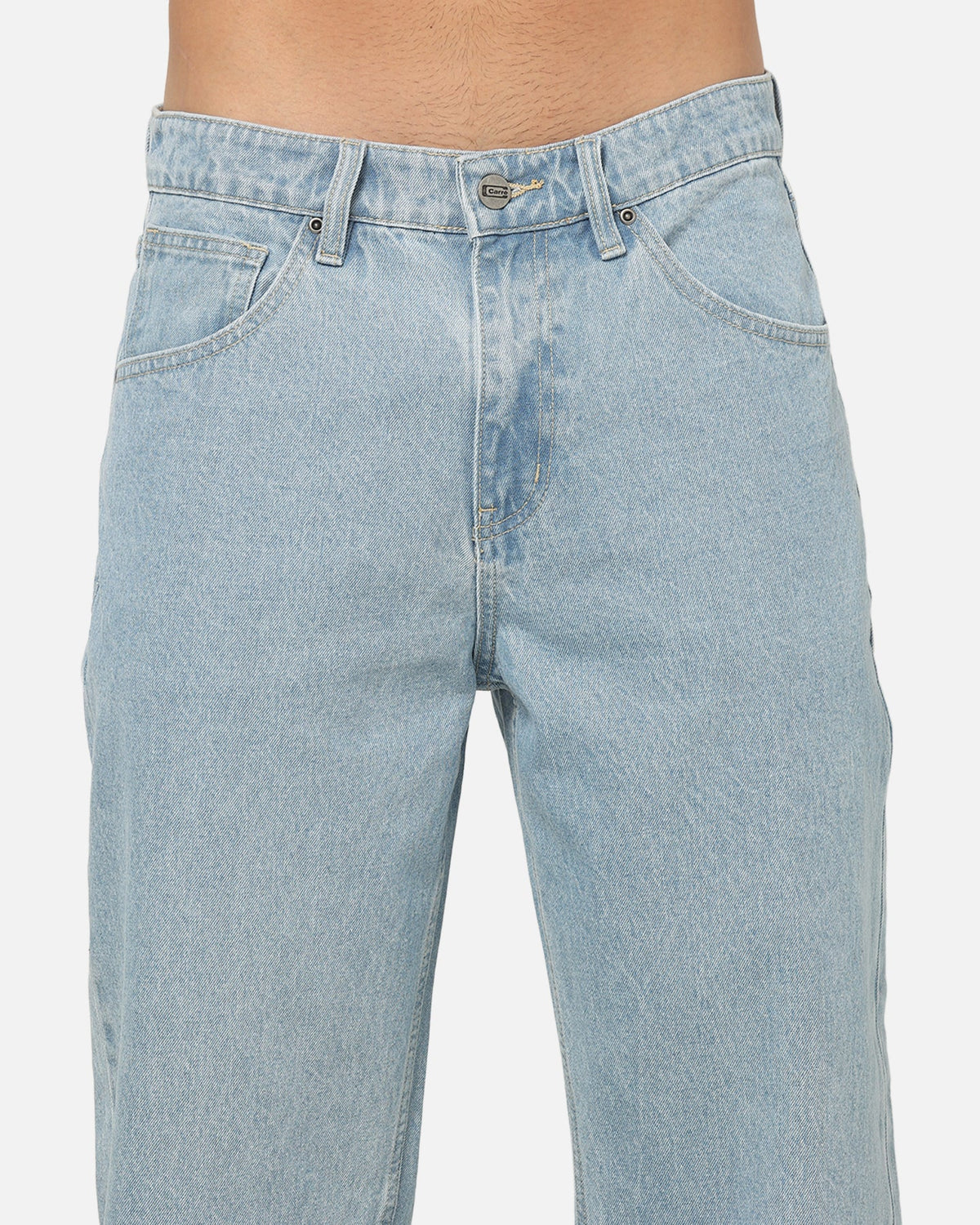 Carre Union Straight Fit Jeans Light Wash Blue
