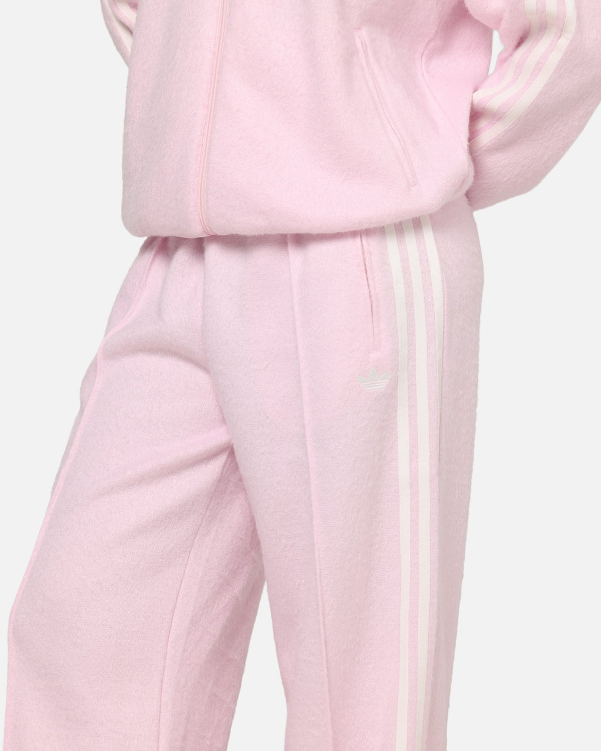 Adidas Women's Mohair Firebird Track Pants Clear Pink