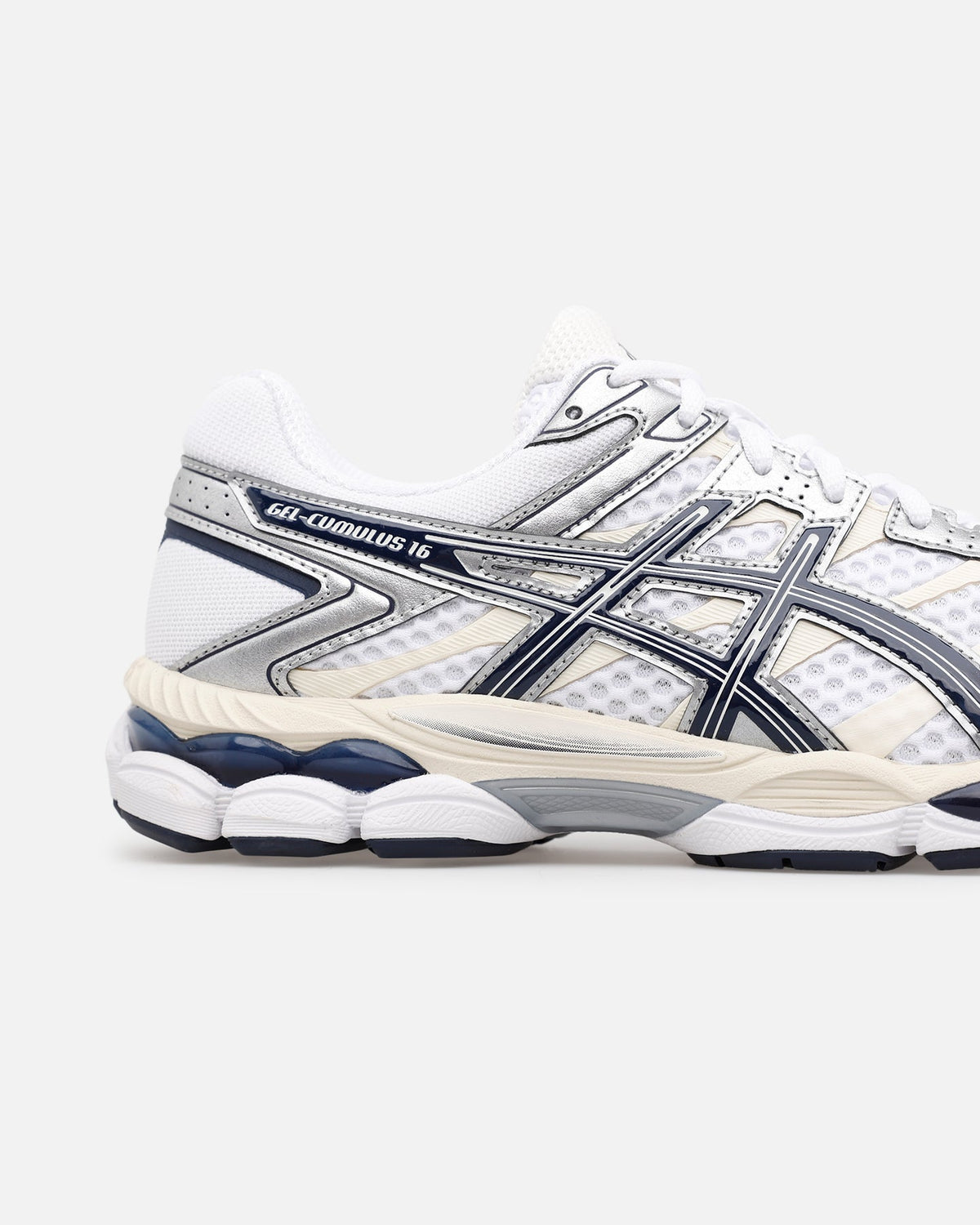 Asics Gel-Cumulus 16 White/Navy