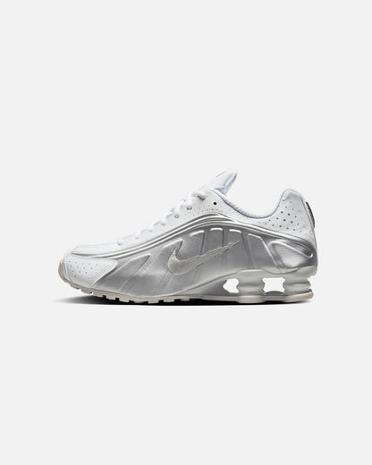 Nike Shox R4 White/Metallic Silver