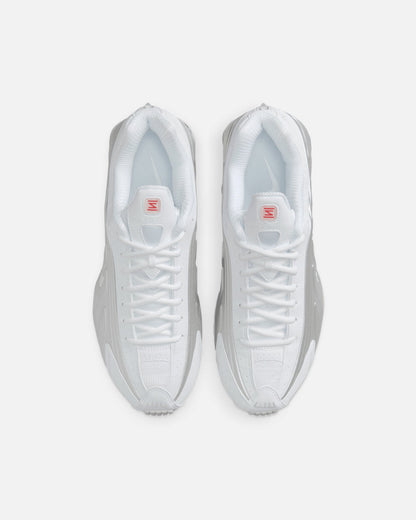 Nike Shox R4 White/Metallic Silver