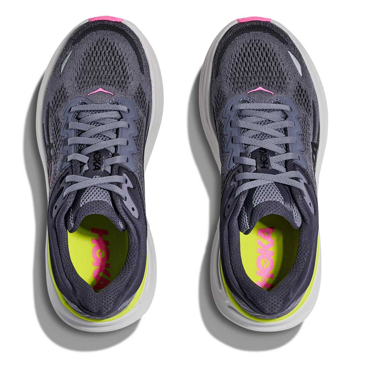 Hoka Bondi 9 Charcoal Grey - Grey Skies