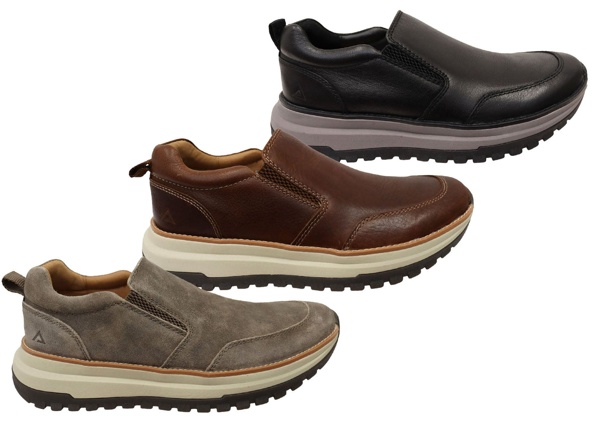 Align Buckley Mens Supportive Leather Comfortable Slip On Shoes