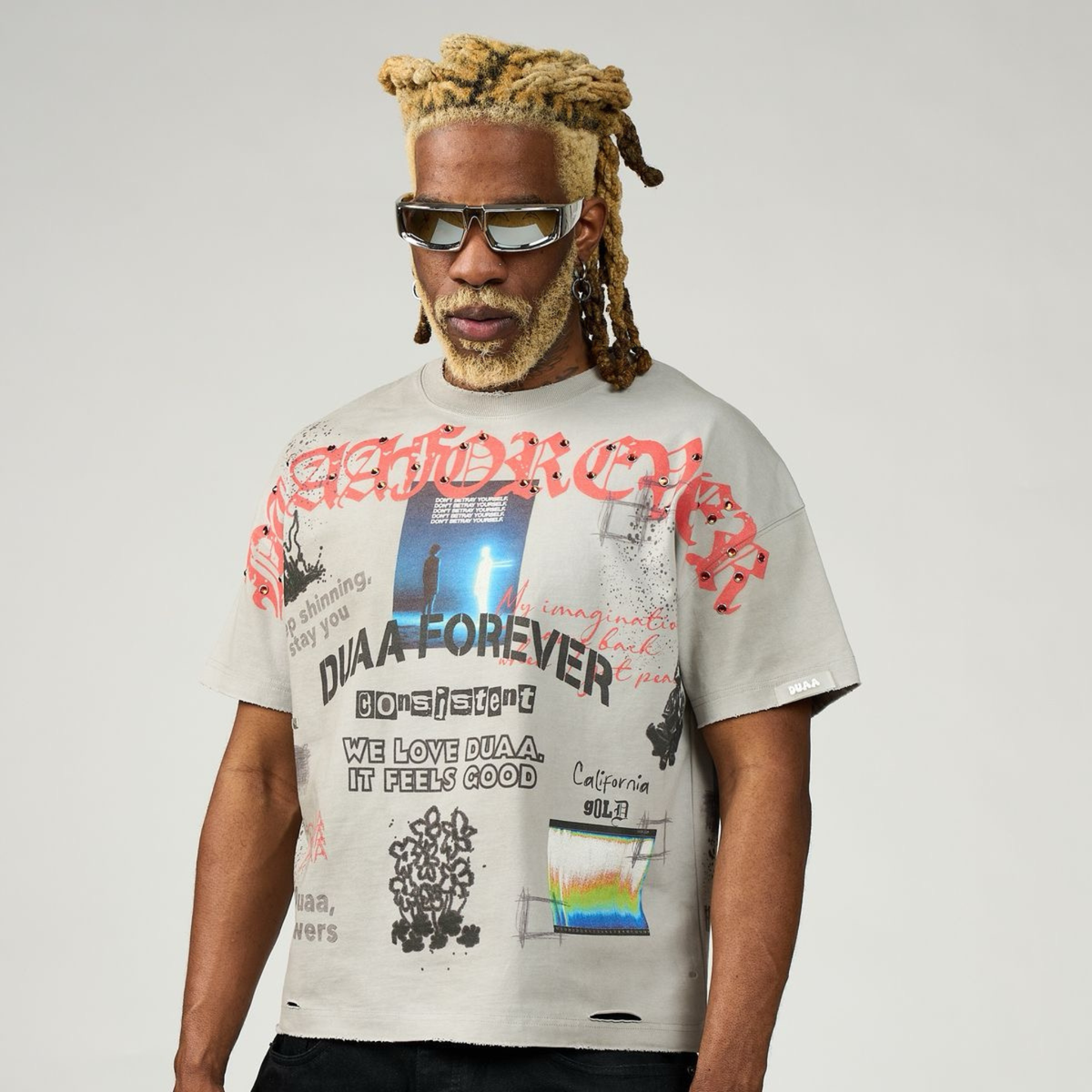 DUAA "Mind Control" SS Tee (Silver)