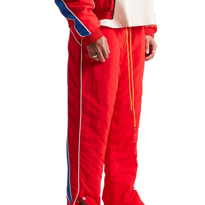 DSM "Reverso" Nylon Pant-Red/Blue