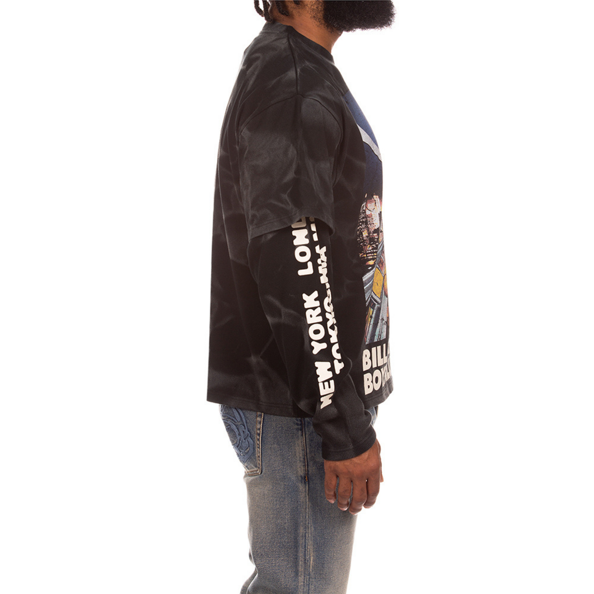 Billionaire Boys Club "Arrival" LS Knit Tee (Black)