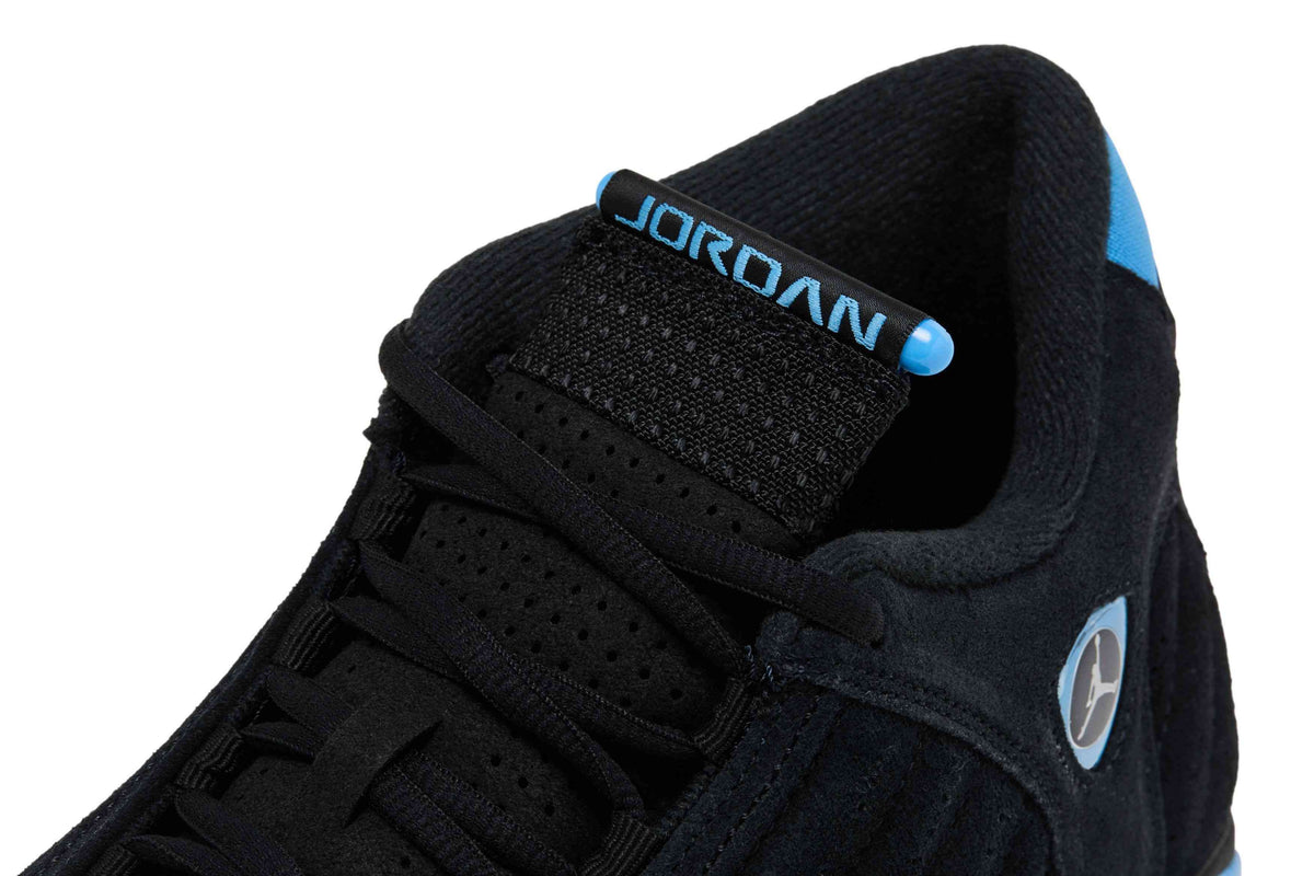 Air Jordan 14 Retro Black University Blue 2026 Black White University Blue Metallic Silver