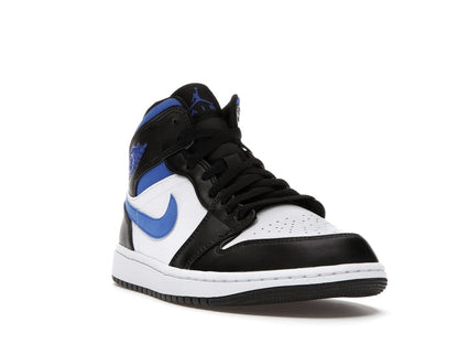 Jordan 1 Mid White Black Racer Blue 554724-140 Sneakers