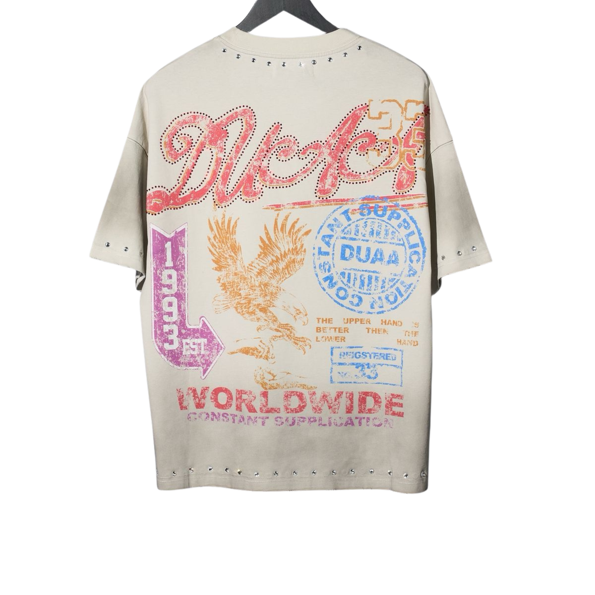 DUAA "Upper Hand" SS Tee (Stone)