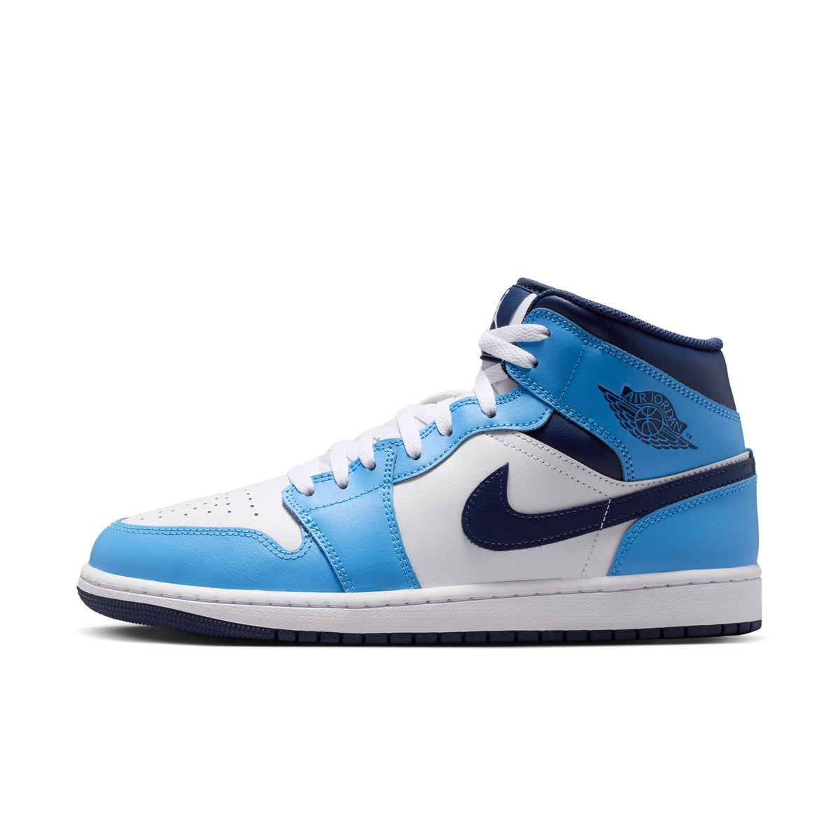 AIR JORDAN 1 MID - UNIVERSITY BLUE