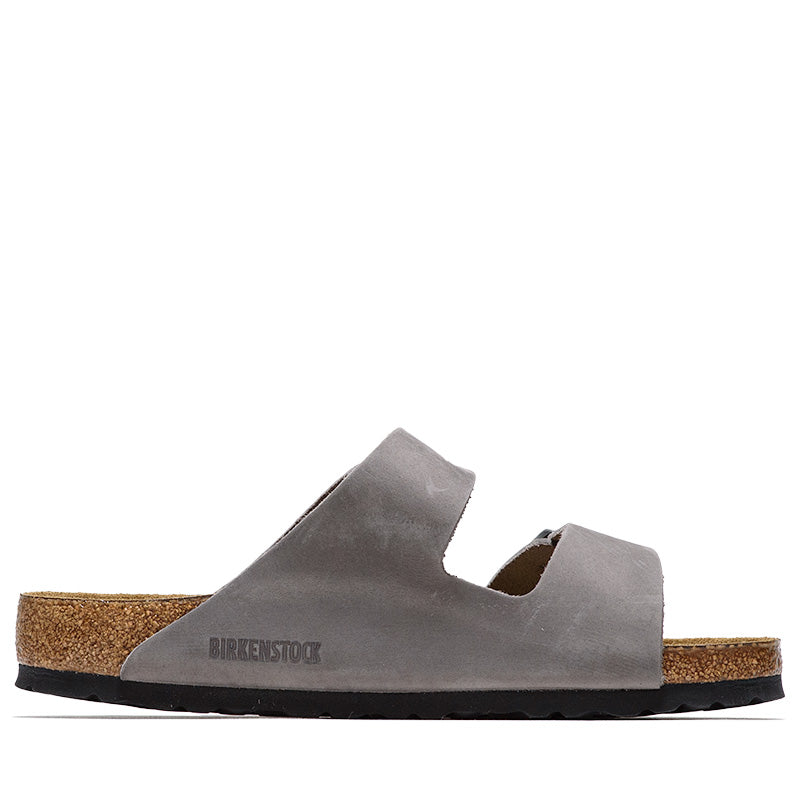 Birkenstock Arizona Soft Footbed Oiled Leather - Iron