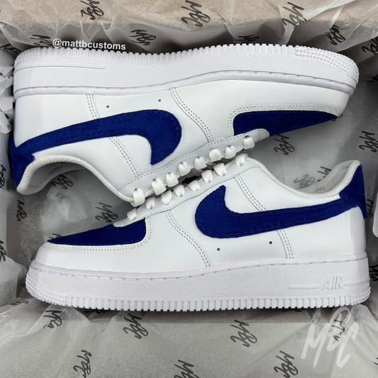 Blue Corduroy- Air Force 1 Custom | UK7