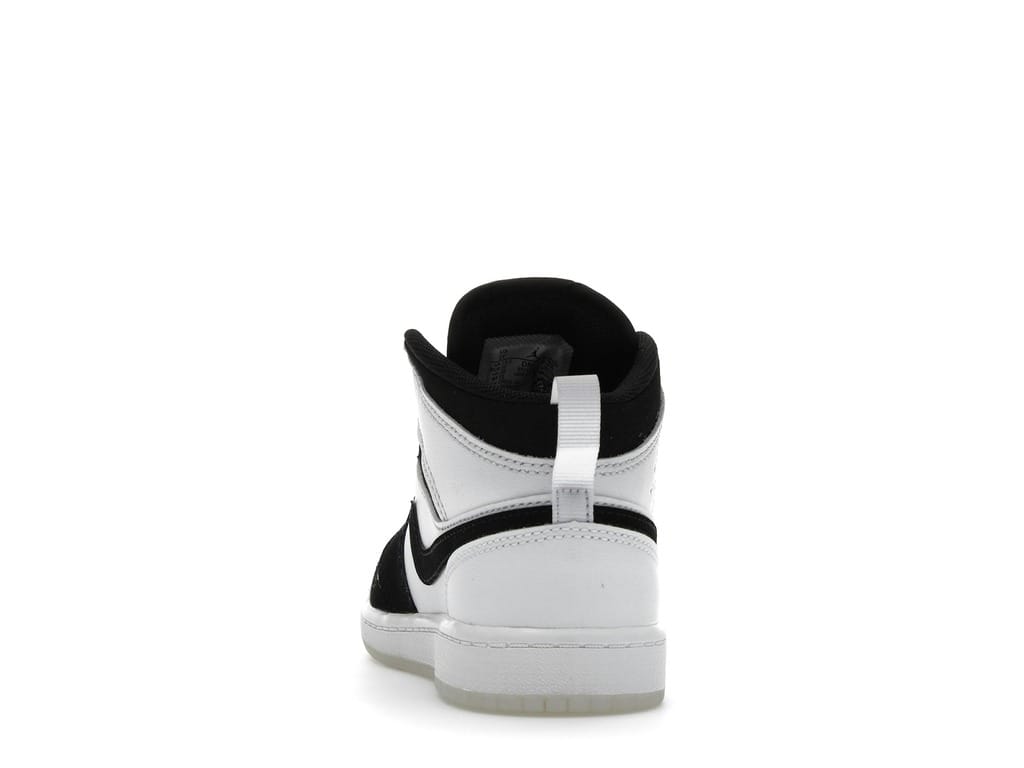 Jordan 1 Mid SE Diamond Preschool Shoes DN4323-100 White/Multicolor/Black