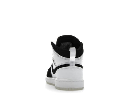 Jordan 1 Mid SE Diamond Preschool Shoes DN4323-100 White/Multicolor/Black