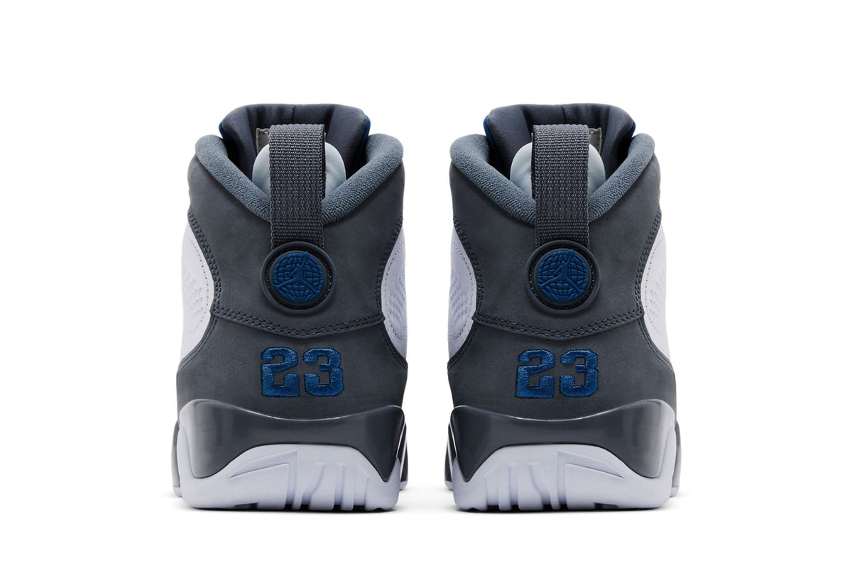 Air Jordan 9 Retro Flint Grey 2026 White French Blue Flint Grey