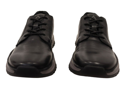 Align Burne Mens Supportive Leather Comfortable Lace Up Shoes